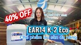 EAR14 K-2 ECO – GIẢI PHÁP LAU SÀN ĐA NĂNG KHỬ TRÙNG HIỆU QUẢ CHO DOANH NGHIỆP